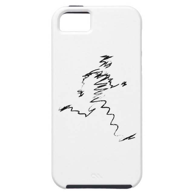 Spring springer, Triathletes Case-Mate iPhone Skal (Baksidan)
