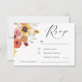 Spring & Summer Floral Modern Wedding OSA Kort