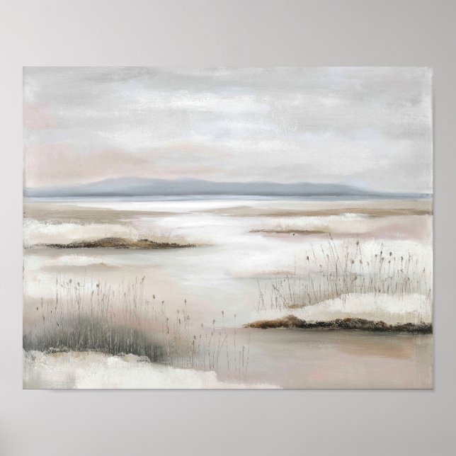 Spring Thaw Marshland #1 – Serene Landscape Poster (Framsidan)