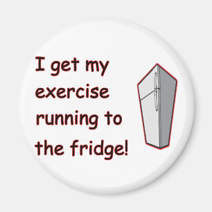 Spring till kylen magnet