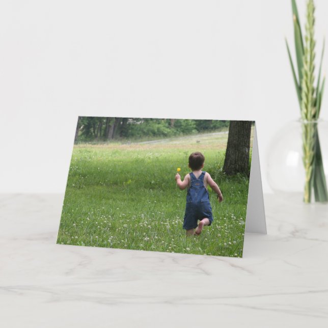 Spring till och med fält kort (Framsida)