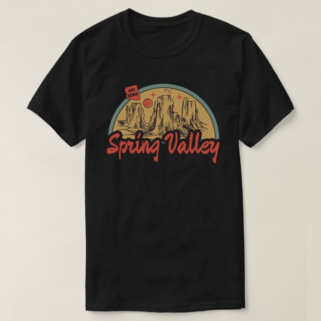 Spring Valley, Arizona T-Shirt (Design framsida)