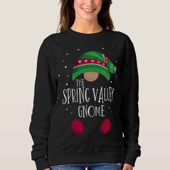 Spring Valley Gnome Family Matching Christmas Paja T Shirt (Framsida)