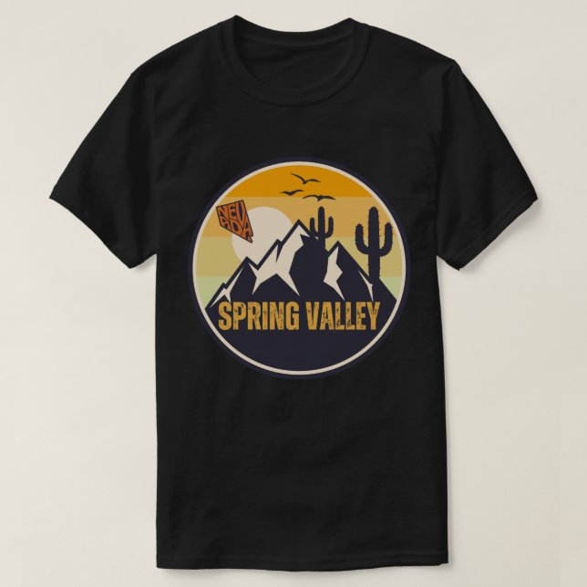 Spring Valley, Nevada T Shirt (Design framsida)