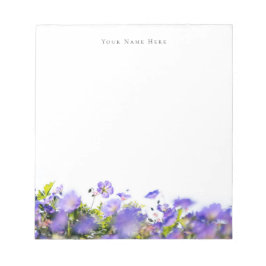 Spring wildflower customizable Notepad Anteckningsblock