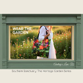 Spring Wildflower Meadow Floral Cotton Tote Tygkasse