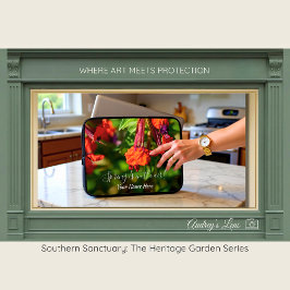 Spring Wildflower Meadow Laptop Fodral