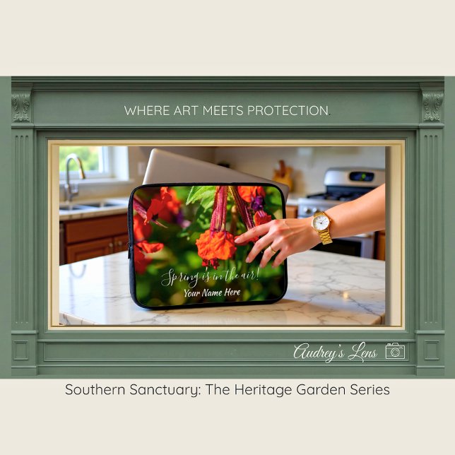 Spring Wildflower Meadow Laptop Fodral (Skapare uppladdad)