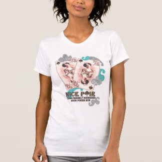 Springa 2006 för vintagelagPaisley poker Tee Shirt