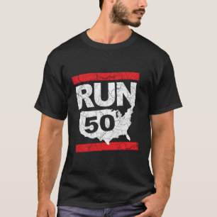 Springa 262 50 stater Marathon Springa Springer In T Shirt