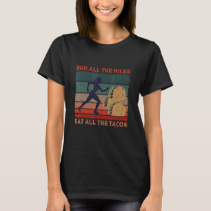 Springa alla kilometer som säger för R T Shirt