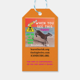 SPRINGA anpassade Card Presentetikett