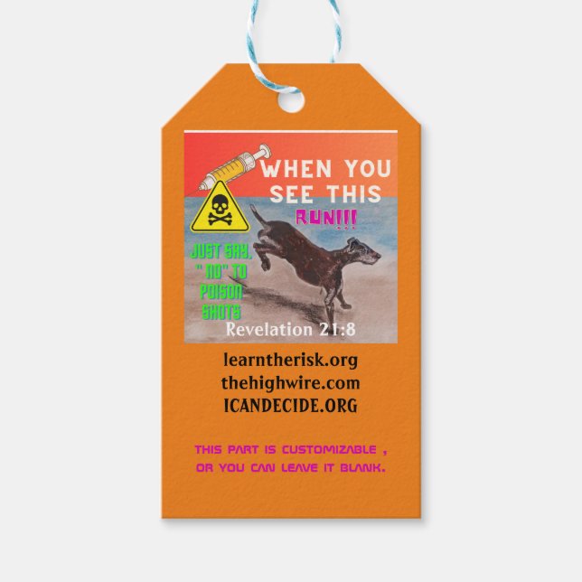 SPRINGA anpassade Card Presentetikett (Framsidan)