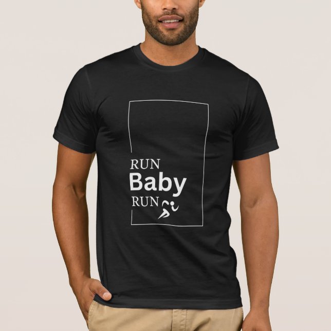 Springa baby springa t shirt (Framsida)