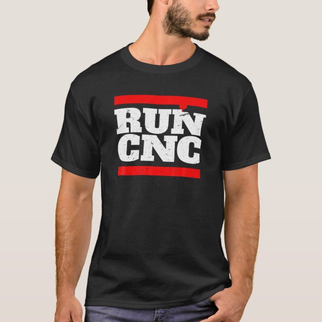 SPRINGA CNC Shirt Funny CNC Machinist Shirt För ma T Shirt (Framsida)