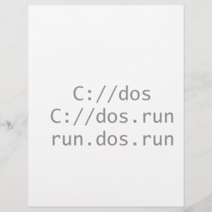 Springa DOS, lustig geeky