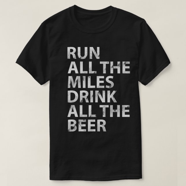 Springa dricker allt under julgranen t shirt (Design framsida)