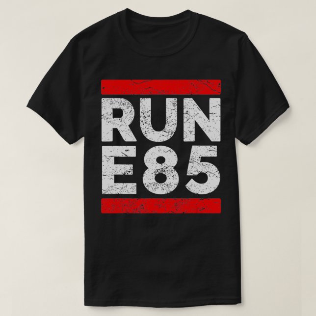 Springa E85 Funny Street Tävla Street Racer T Shirt (Design framsida)