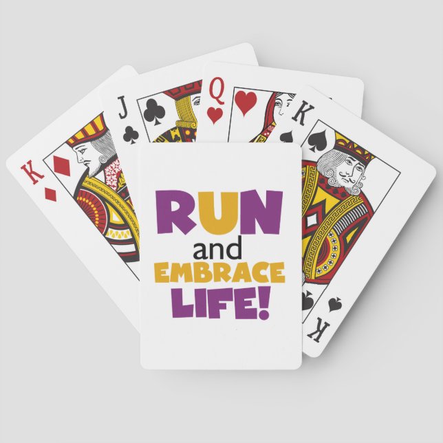 Springa Embrace Life Lila Gult Casinokort (Baksidan)