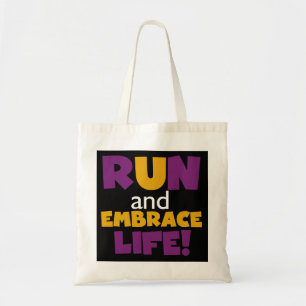 Springa Embrace Life Lila Gult Tygkasse