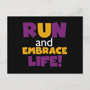 Springa Embrace Life Lila Gult Vykort