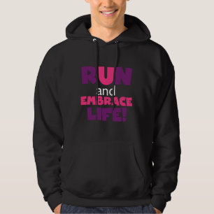 Springa Embrace Life Lila Rosa Hoodie