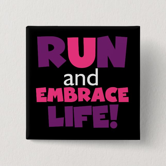 Springa Embrace Life Lila Rosa Knapp (Framsida)