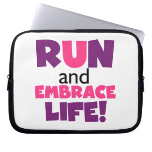 Springa Embrace Life Lila Rosa Laptop Fodral