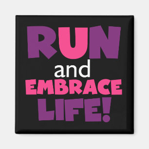 Springa Embrace Life Lila Rosa Magnet