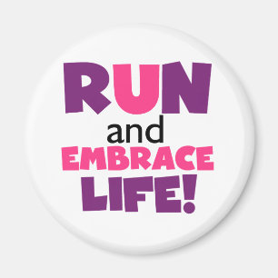 Springa Embrace Life Lila Rosa Magnet