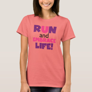 Springa Embrace Life Lila Rosa Tee Shirt