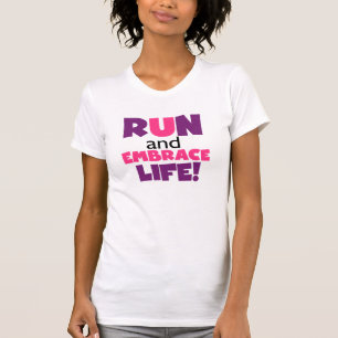 Springa Embrace Life Lila Rosa Tee Shirt