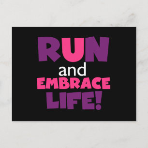 Springa Embrace Life Lila Rosa Vykort
