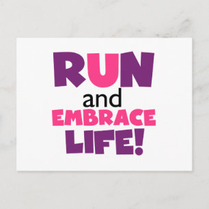 Springa Embrace Life Lila Rosa Vykort