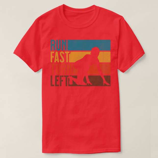 Springa Fast Turn Lämnat Sprint Dash-Springer 100  T Shirt (Design framsida)