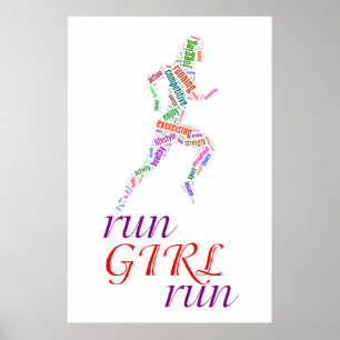 Springa flicka, springa poster