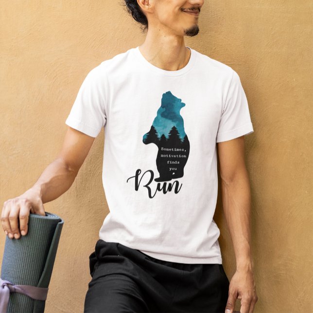 Springa-flyttningen hittar dig på en snygg, snygg  t shirt (Skapare uppladdad)