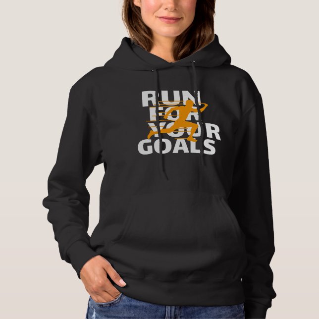 Springa för dina mål t shirt (Framsida)