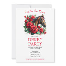 Springa för Ro Tävling Horse Derby Party