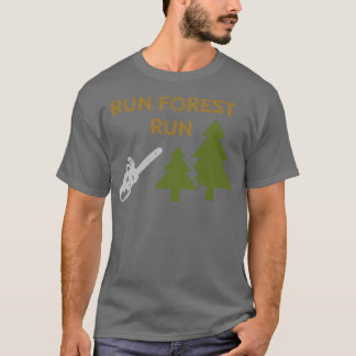 Springa Forest Springa-stift för lumberjacks T Shirt