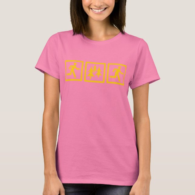 Springa Forest Springa Womens Tee Shirt (Framsida)