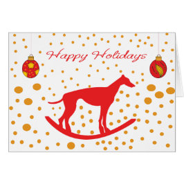 Springa Free - Spara Greyhounds! Hälsningskort