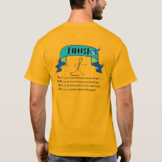 Springa, gå, tja skjorta för springer t shirt