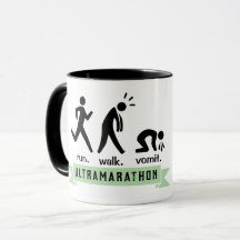 Springa. Gå. Vomit.