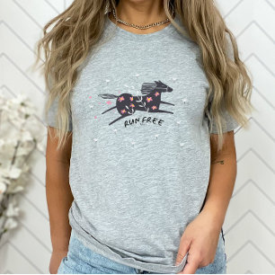 Springa gratis inspirationsplats, kvinnokristen T- T Shirt