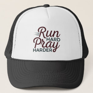 Springa Hard Pray Harder Running Springer Christia Keps