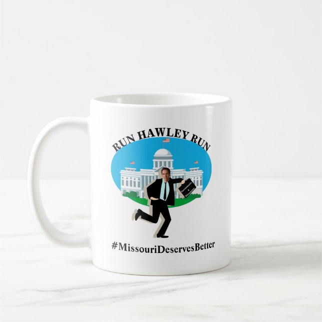 SPRINGA HAWLEY SPRINGA #MissouriDeservesBetter Kaffemugg (Vänster)