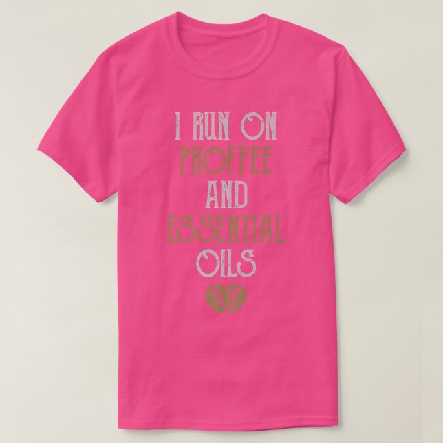 Springa i proffe- och oljeproteinkummel t shirt (Design framsida)