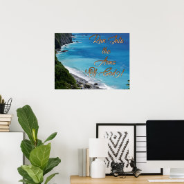 Springa in i Guds Arm Poster landskapet