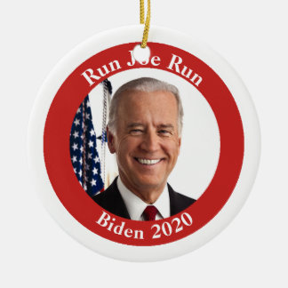 Springa Joe Springa - Biden 2020 - Er text på baks Julgransprydnad Keramik